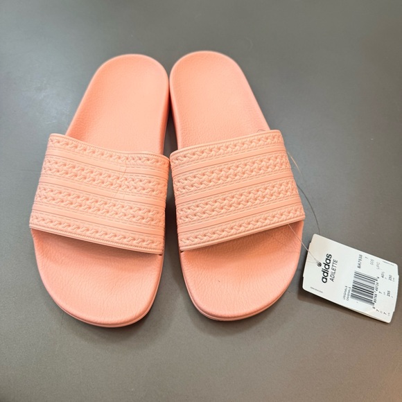 adidas Originals Adilette Mono Pool Slide - Size 7 - Picture 2 of 4